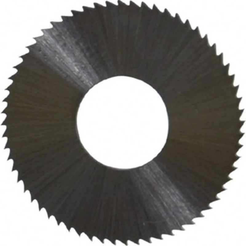 Controx-Neuhauser 1 x 0.0313, 3/8 Arbor, 64-Tooth High Speed Steel Slitting & Slotting Saw Uncoated, RH Cut, Straight...